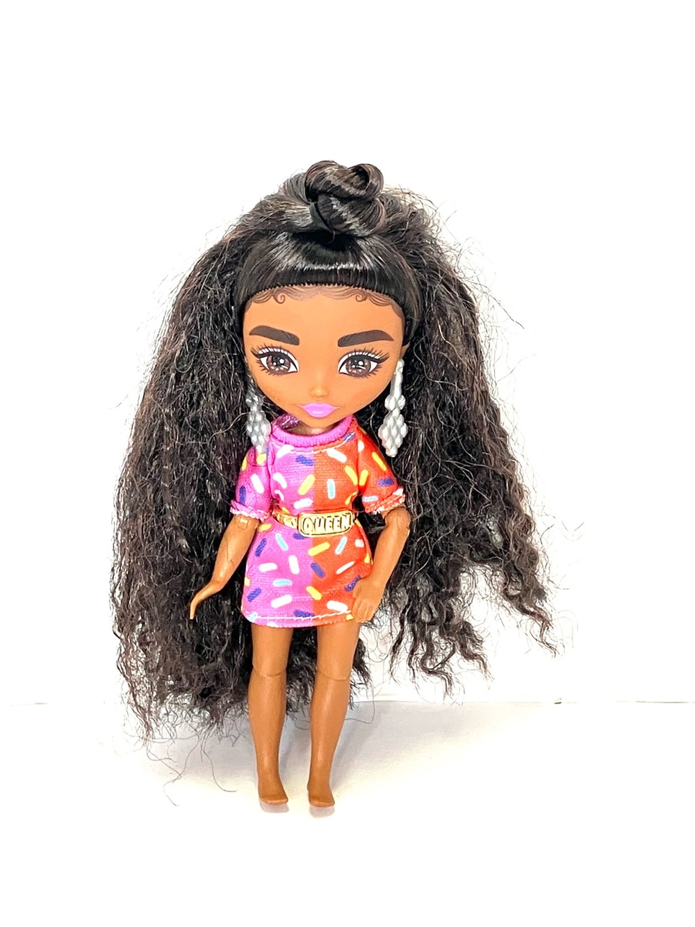 Barbie Extra Mini Fashion Doll Sprinkle 6in No Accessories Incomplete